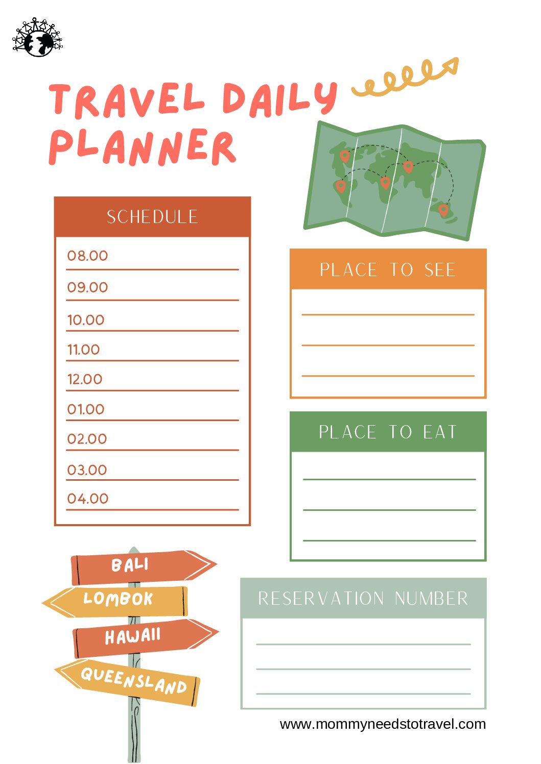 Travel Daily Planner